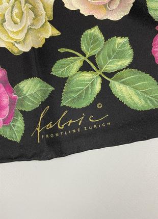 Шелковый платок шарф палантин fabric frontline zurich7 фото