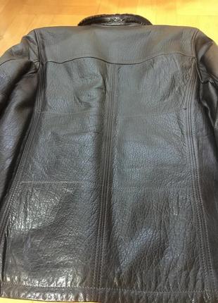 Кожа+мех ягнёнка дубленка р.52-54 турция