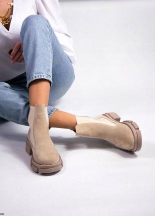 Женские ботинки  материал: натуральная замша внутри утеплитель - байка9 фото