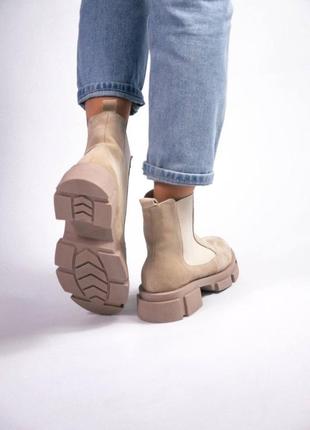 Женские ботинки  материал: натуральная замша внутри утеплитель - байка3 фото