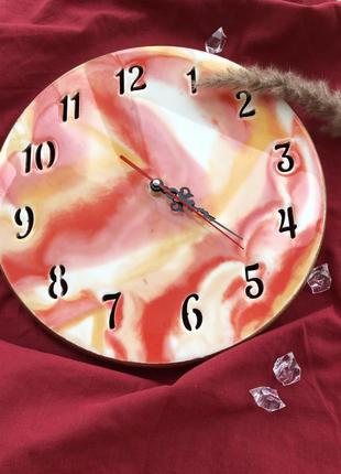 Часы настенные эпоксидной смолой
