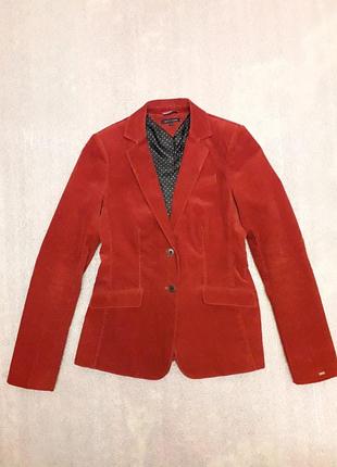 Вельветовый пиджак tommy hilfiger.