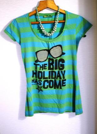 Яркая футболка-туника