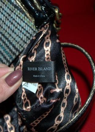 Оригінальна маленька жіноча сумочка "river island",сток8 фото