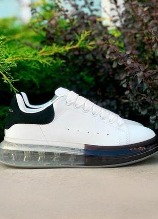 Oversized air crystal sole white black