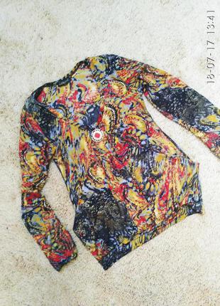 Цветная блуза, турция1 фото