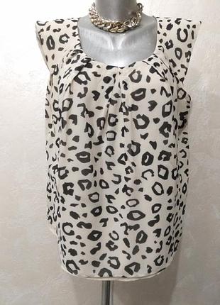 Фирменная женская блузка. майка блуза шелковая.