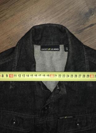 Крутая брендовая джинсовая куртка dkny оригинал5 фото