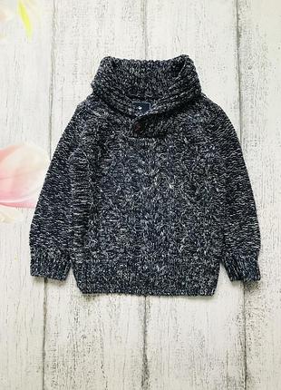 Крутой вязаный свитер кофта next 4года