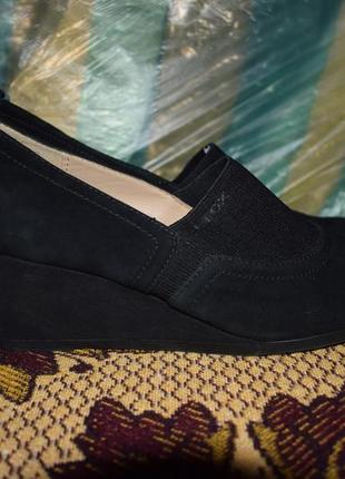 Туфли замша geox