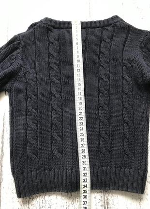 Крутая кофта свитер вязаный next 12-18мес4 фото