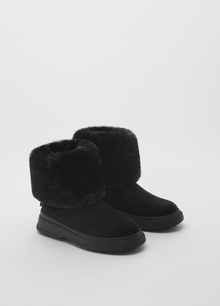 Стильные сапоги угг zara скидка