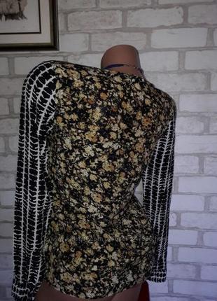 Piperlime 100 silk блузка квітковий принт сток р. xs4 фото