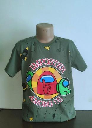 Футболка для хлопчика амонг ас among as 140-146