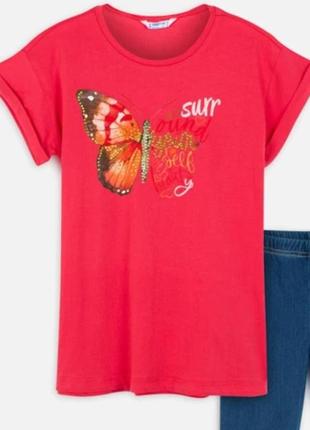 Яскрава футболка mayoral на 128, 140 і 157 см