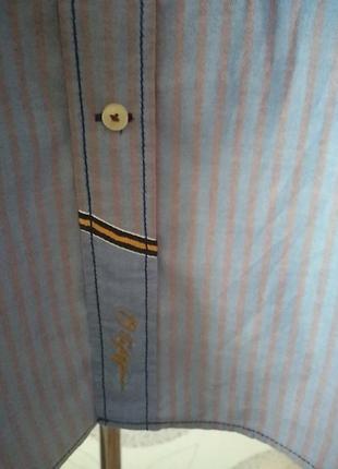 Сорочка із тонкої джинсової тканини від pierre cardin коолаборація з tommy hilfiger  р. xl4 фото