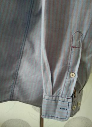 Сорочка із тонкої джинсової тканини від pierre cardin коолаборація з tommy hilfiger  р. xl5 фото