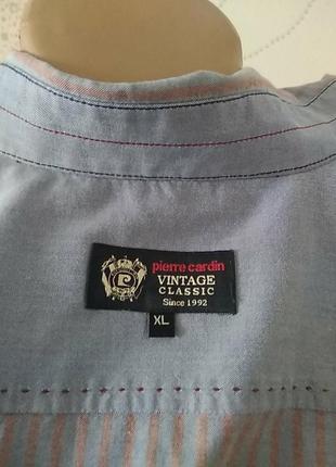 Сорочка із тонкої джинсової тканини від pierre cardin коолаборація з tommy hilfiger  р. xl9 фото