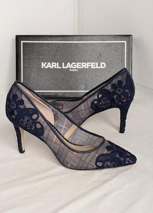 Нарядные туфли на каблуках  karl lagerfeld1 фото