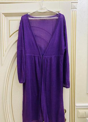 Стильный кардиган. лён