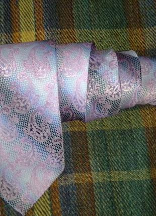 Шелковый галстук giorgio armani, hand made