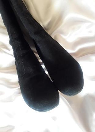 Сапоги замшевые итальянские