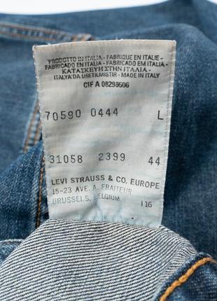 Levi's винтажная джинсовая куртка италия jwh0204725 фото