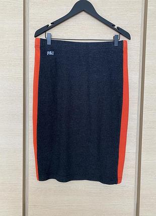 Трикотажна спідниця міді penn & ink розмір xl