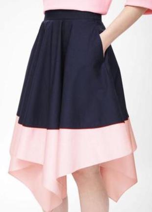 Новая модная асимметричная хлопковая юбка m/l cos1 фото