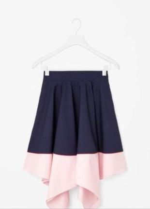 Новая модная асимметричная хлопковая юбка m/l cos2 фото