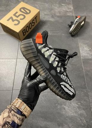 Кроссовки adidas yeezy boost 350 v3 black orange 39-40-41-42-43-44-45