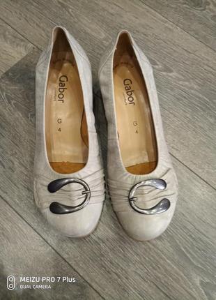 Роскошные туфли, балетки из нежнейшей кожи gabor comfort 37 разм португалия1 фото