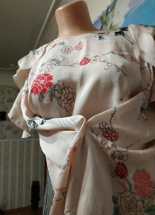 Блуза шовкова найніжнішої забарвлення 12р. dorothy perkins3 фото