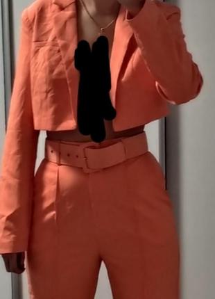 60.костюм оранжевого цвета фирмы oh polly4 фото