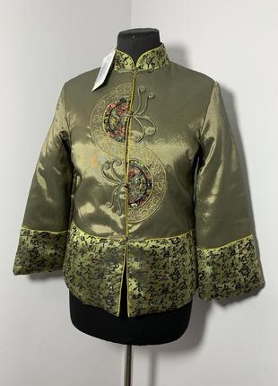 Китаянка традиционный жакет на синтепоне пиджак китай2 фото