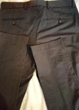Темно-синие штаны от zara men.8 фото