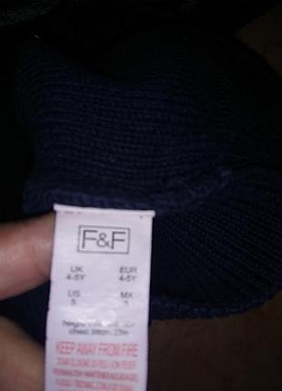 Свитер светр дитячий f&f 3