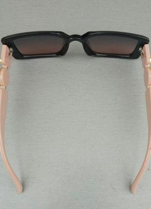 Versace женские солнцезащитные очки черные с розовыми дужкамм с к5 фото