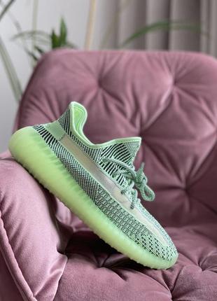 Adidas yeezy boost 350🆕шикарные женские кроссовки🆕салатовые адидас🆕жіночі кросівки🆕весну2 фото