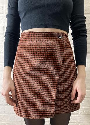 Юбка на запах, мини юбка