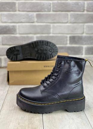 Черевики  dr. martens jadon classic black ботинки