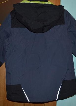Демі куртка3 в 1 + вітровка+фліс для хлопчика 4-6років5 фото