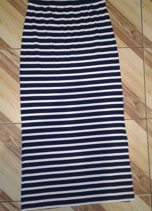 Юбка в морском стиле