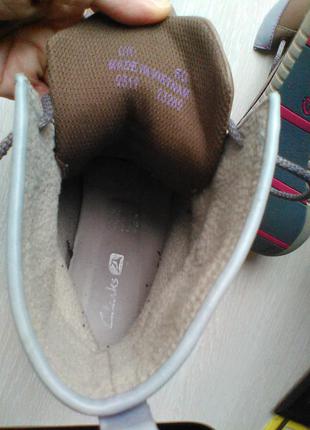Ботинки кожаные clarks 4