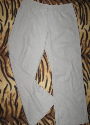 Легкие льняные брюки женские marks &amp; spencer р. 46-48