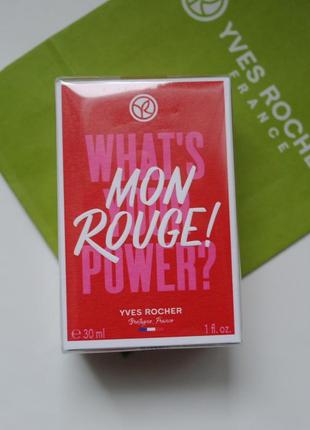 Парфюмированная вода mon rouge 30 мл  мон руж ив роше yves rocher