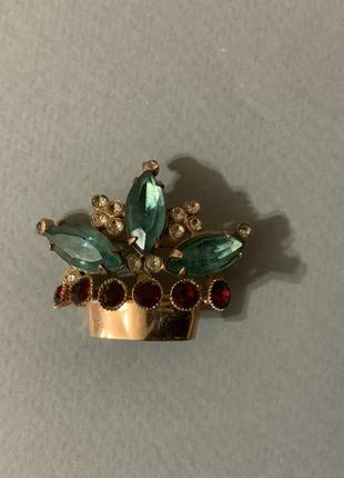 Брошь ручная работа винтаж сша