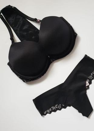 Бюстгальтер р. 70е і трусики (комплект) victorias secret 🔥акція! 🔥отримай знижку 7%