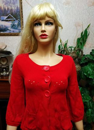 Натуральна кофта 100% cotton кардиган болеро