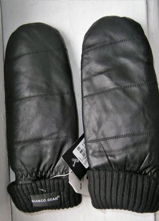 Зимові рукавиці bianco 75-85674 оригінал натуральна шкіра
